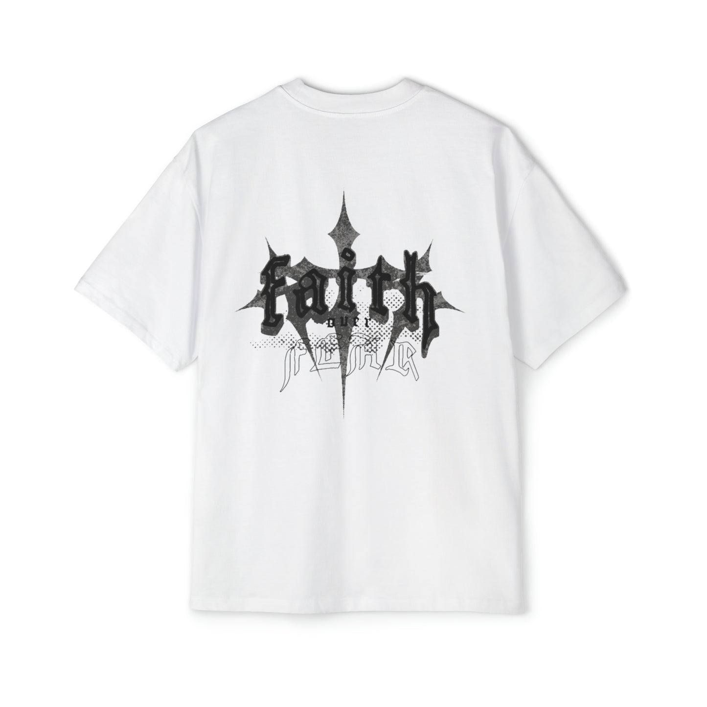 Men's Faith Over Fear Oversized Tee