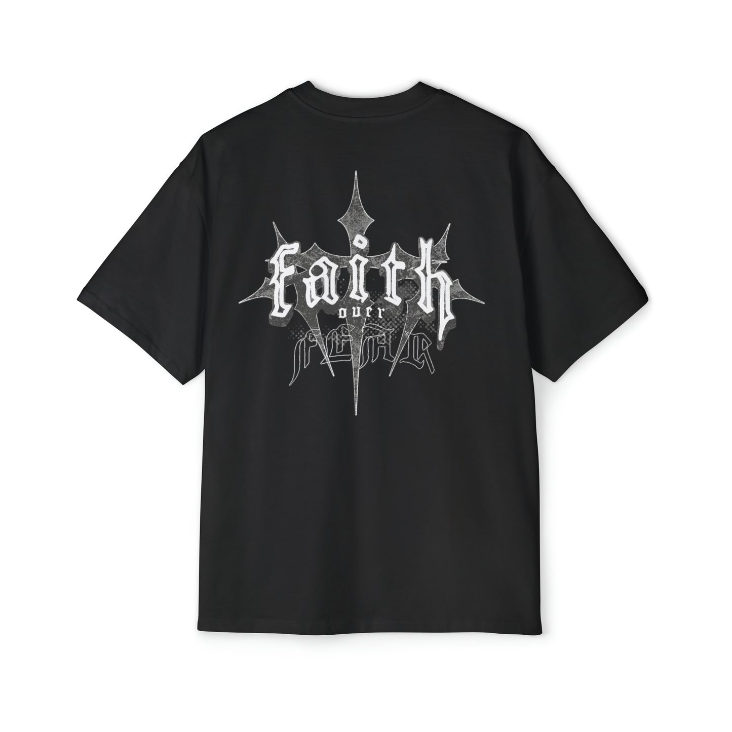 Men's Faith Over Fear Oversized Tee