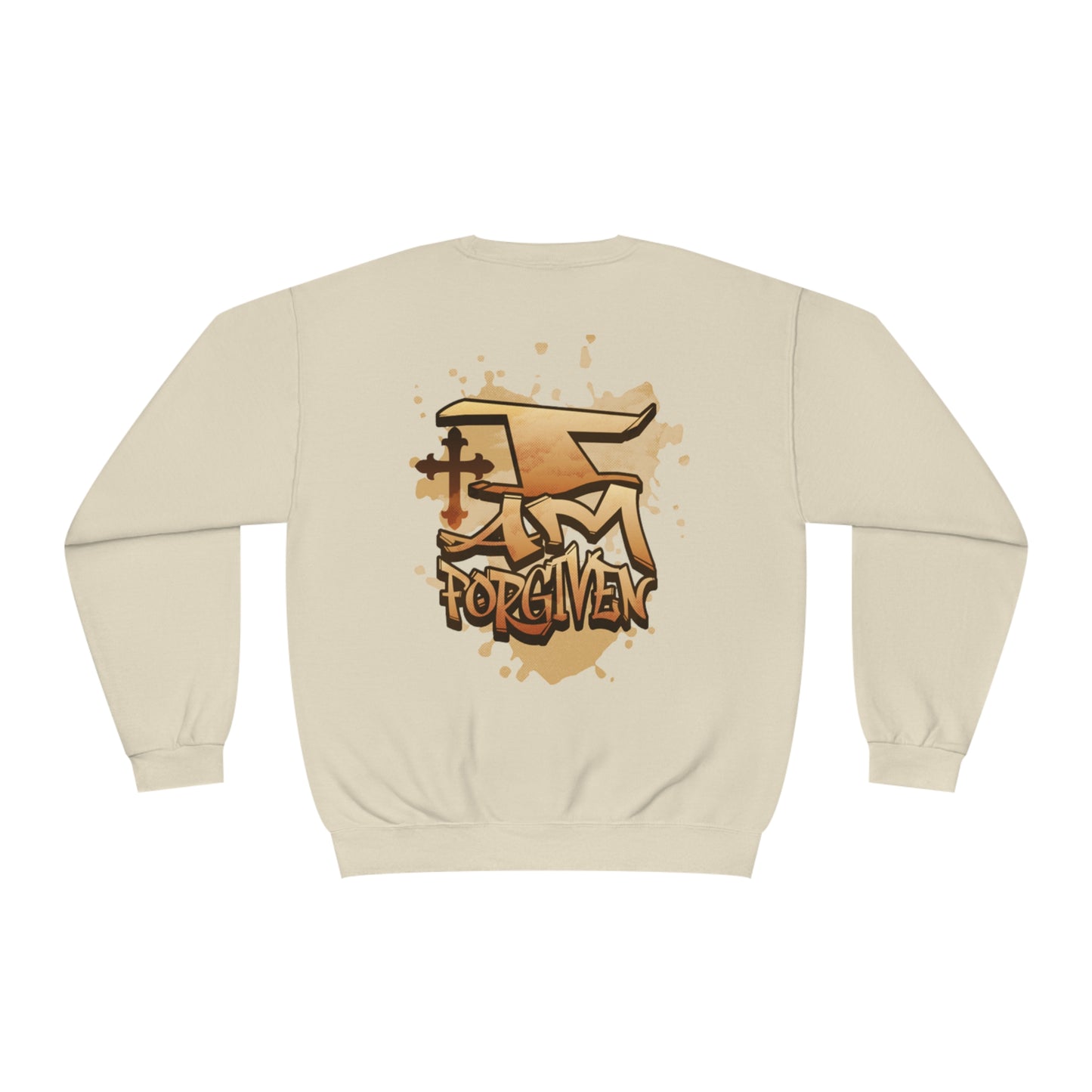 Unisex I Am Forgiven Graffiti Crewneck Sweatshirt