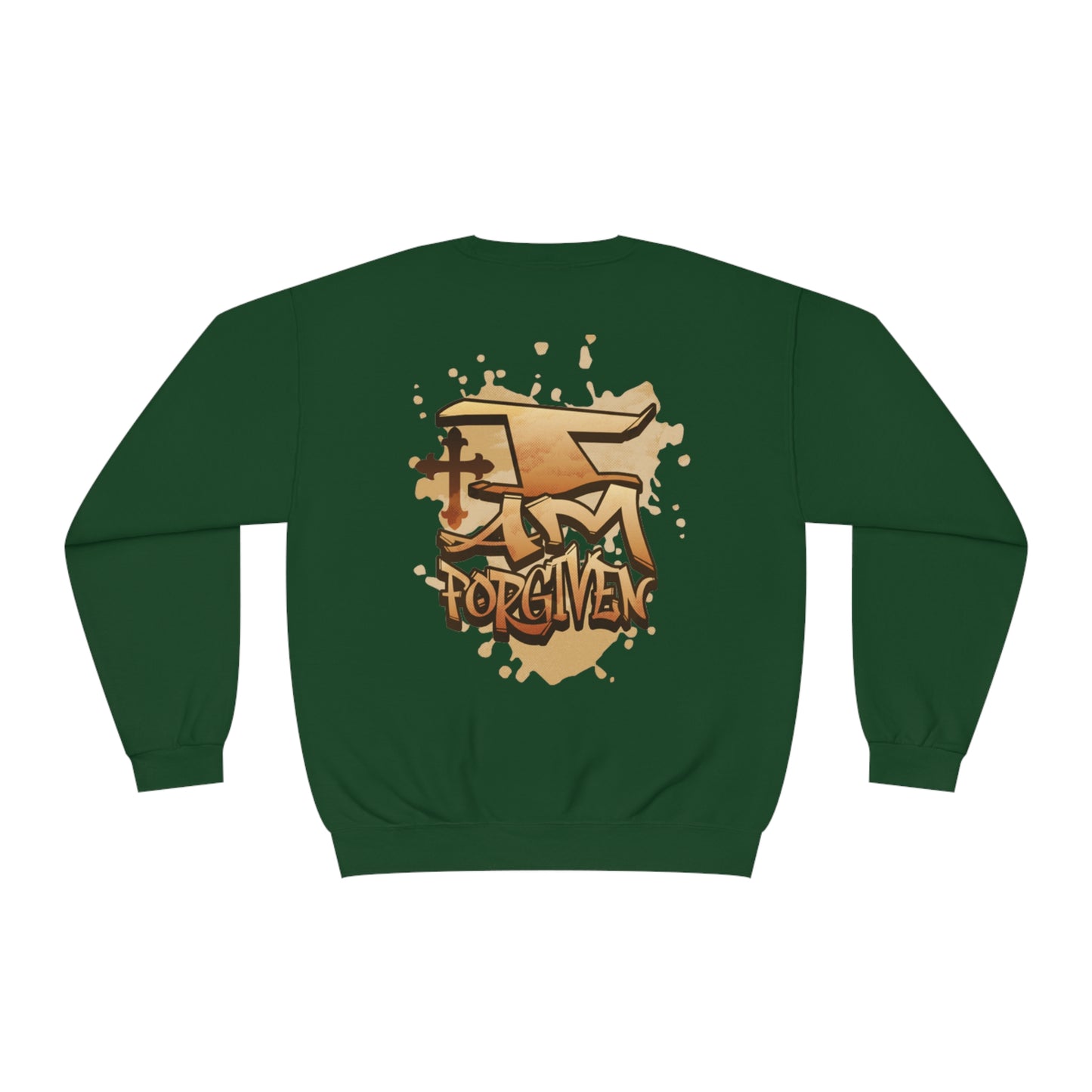 Unisex I Am Forgiven Graffiti Crewneck Sweatshirt