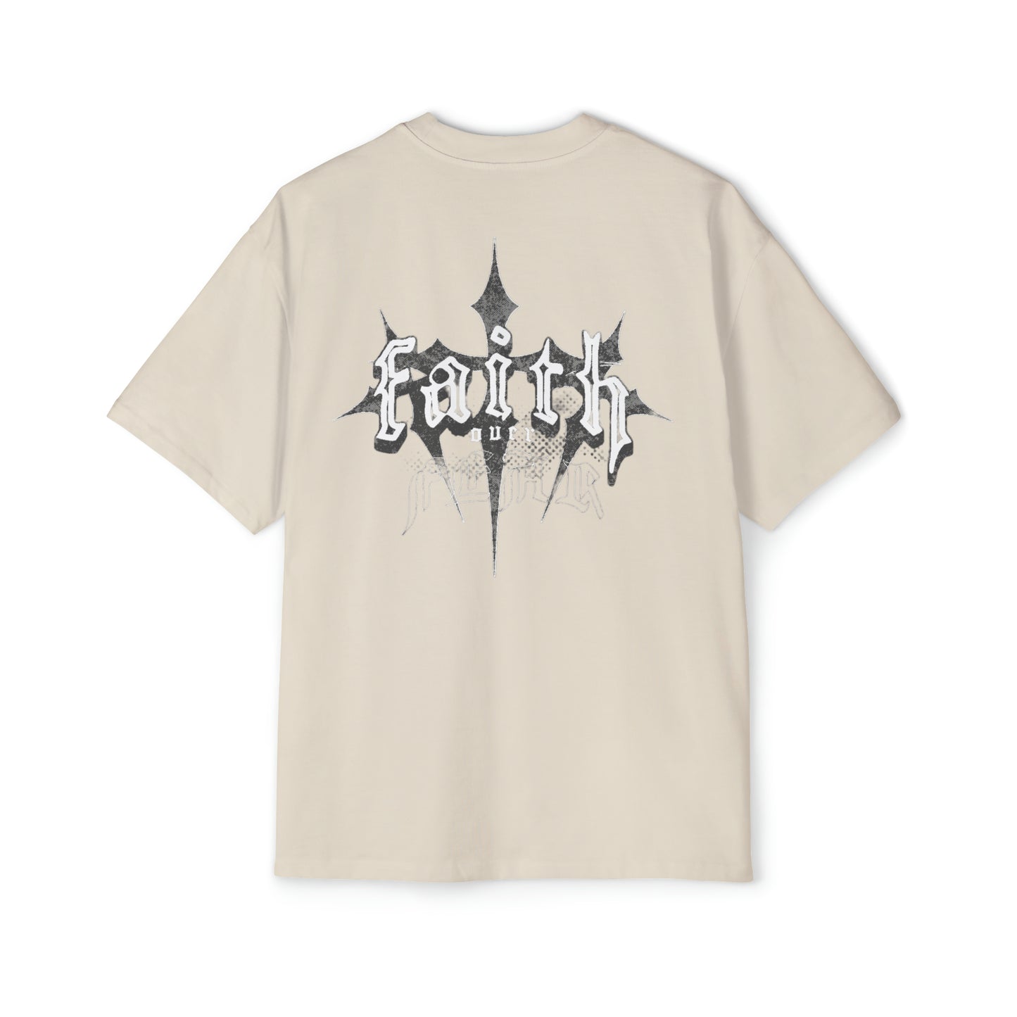 Men's Faith Over Fear Oversized Tee