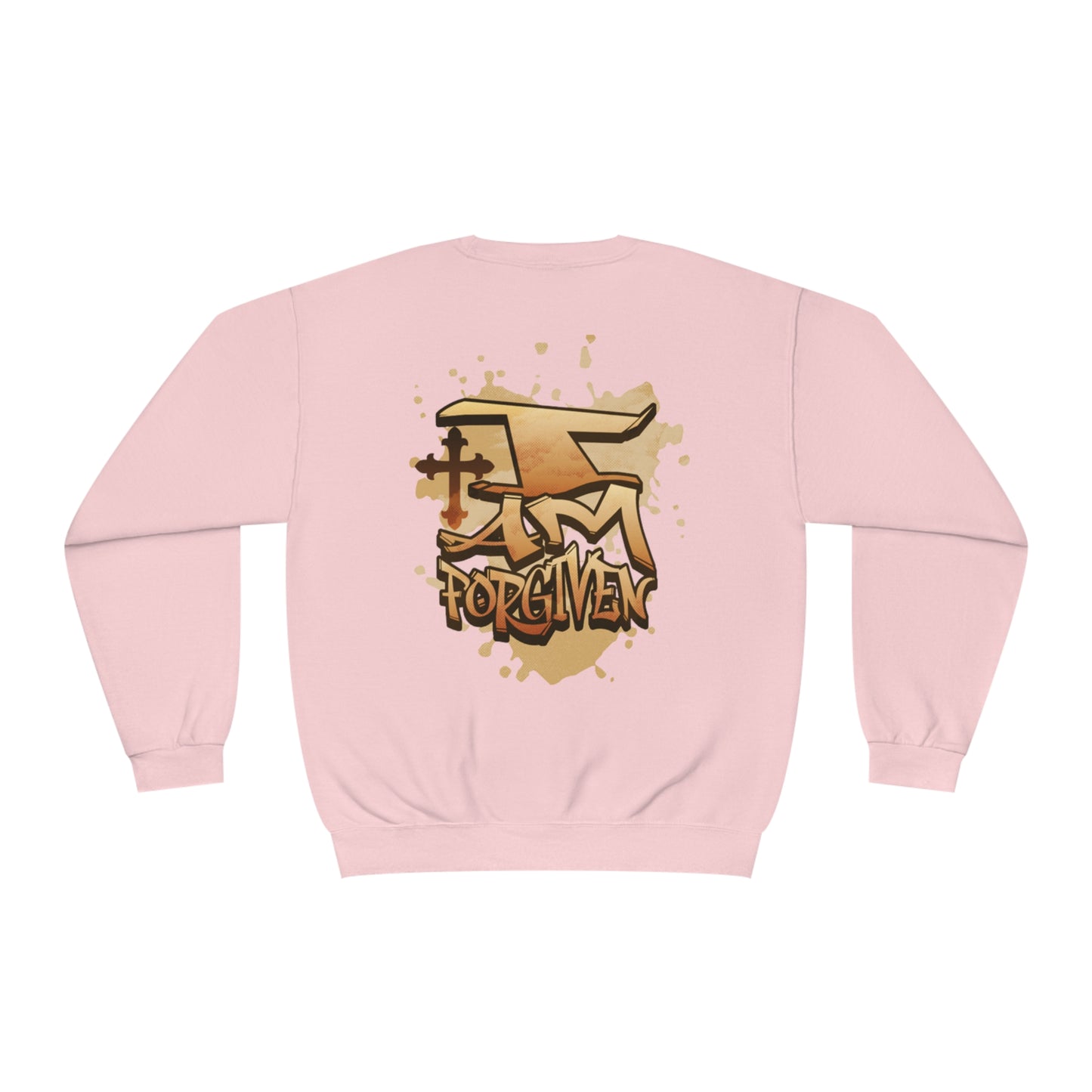 Unisex I Am Forgiven Graffiti Crewneck Sweatshirt