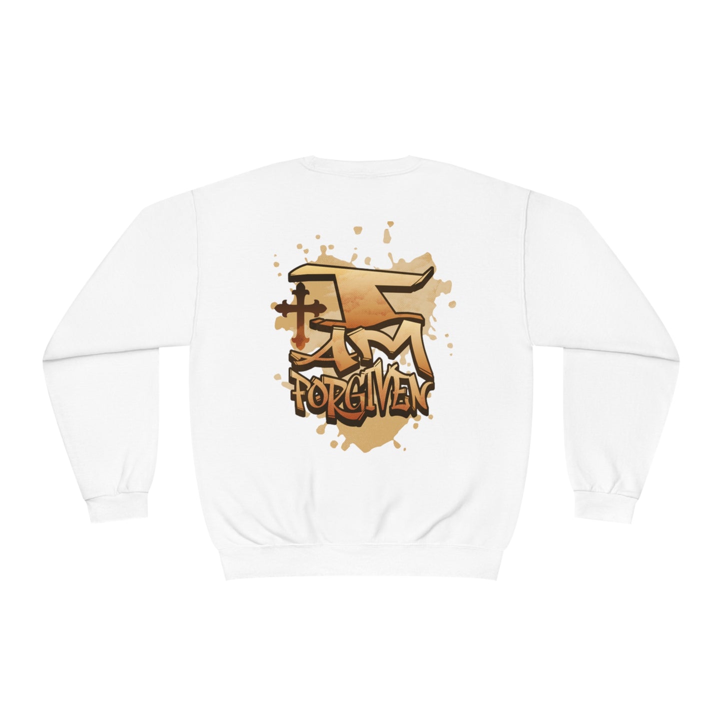 Unisex I Am Forgiven Graffiti Crewneck Sweatshirt