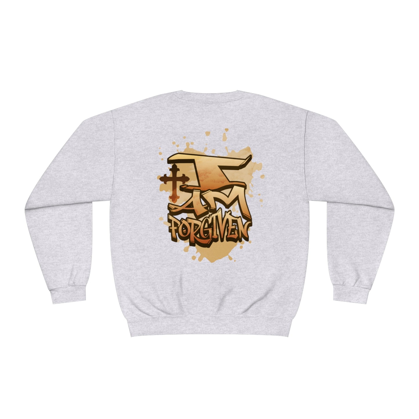 Unisex I Am Forgiven Graffiti Crewneck Sweatshirt