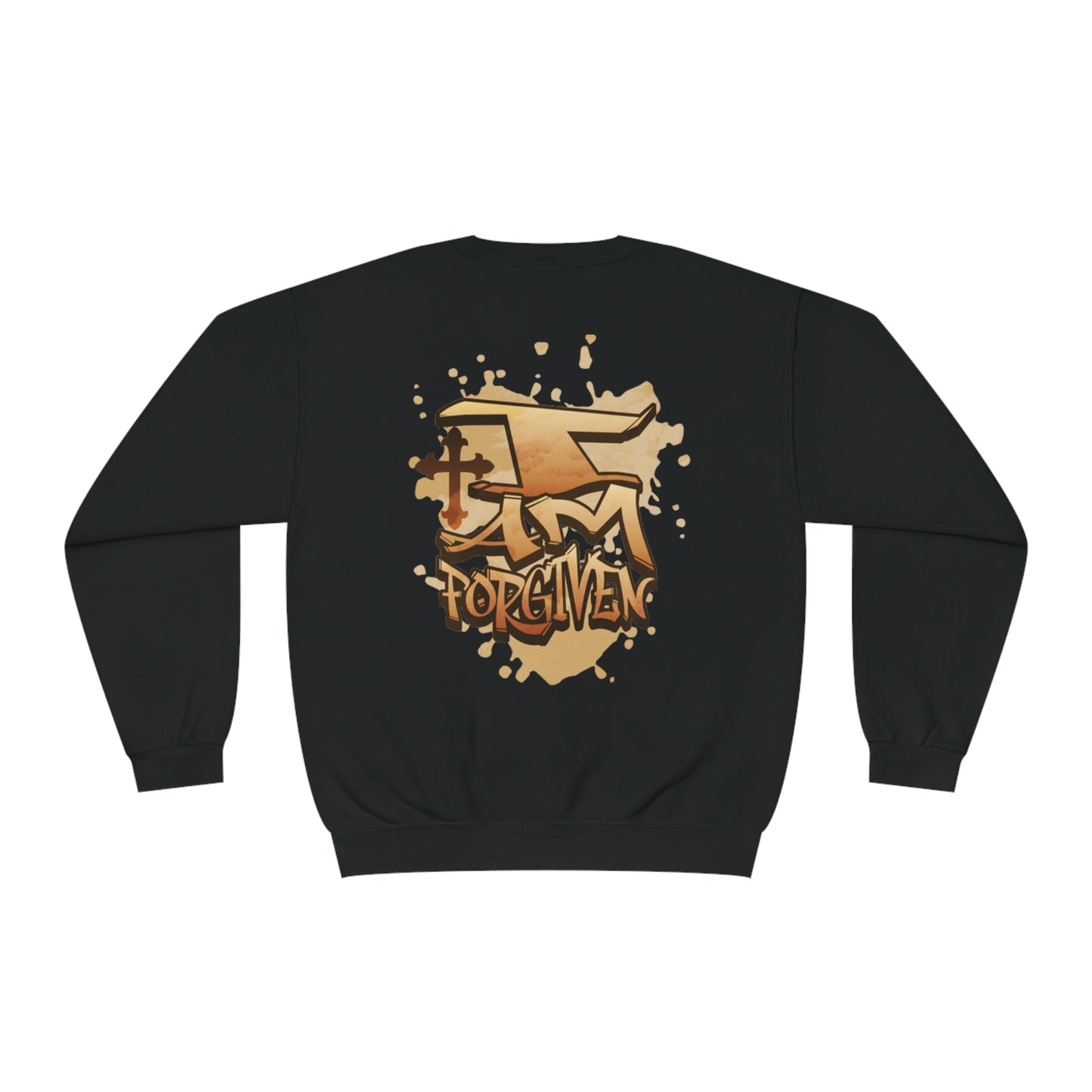 Unisex I Am Forgiven Graffiti Crewneck Sweatshirt