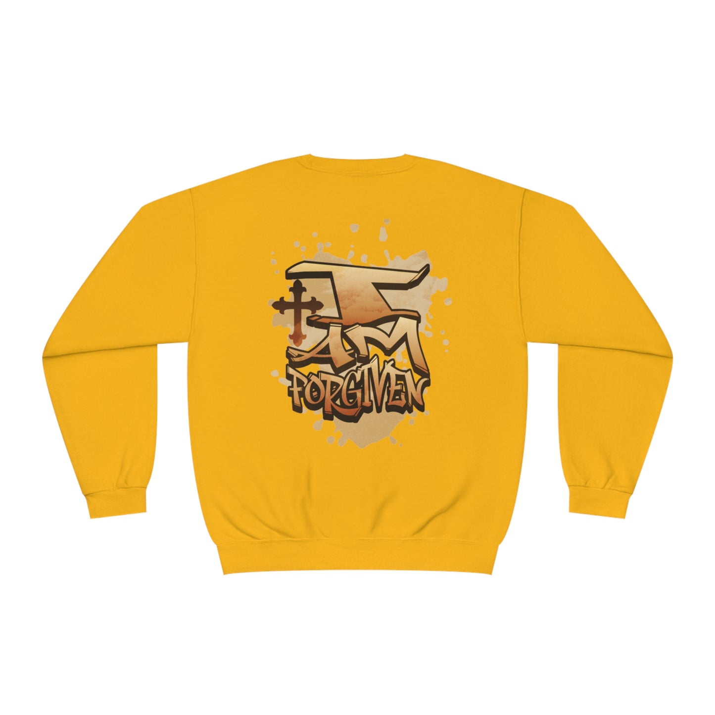 Unisex I Am Forgiven Graffiti Crewneck Sweatshirt