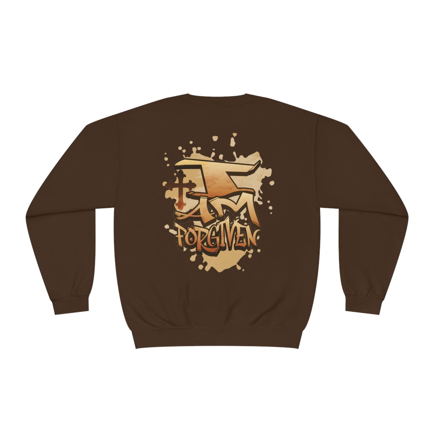 Unisex I Am Forgiven Graffiti Crewneck Sweatshirt
