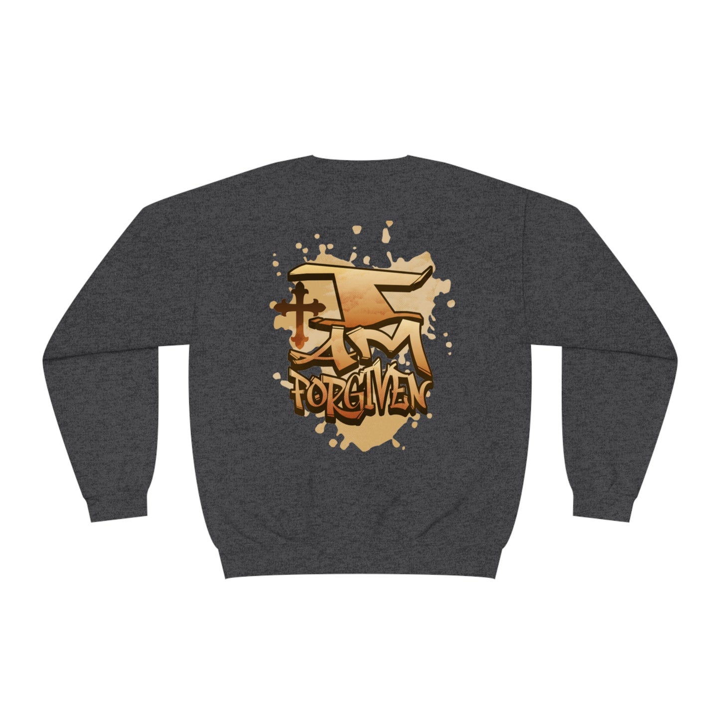 Unisex I Am Forgiven Graffiti Crewneck Sweatshirt